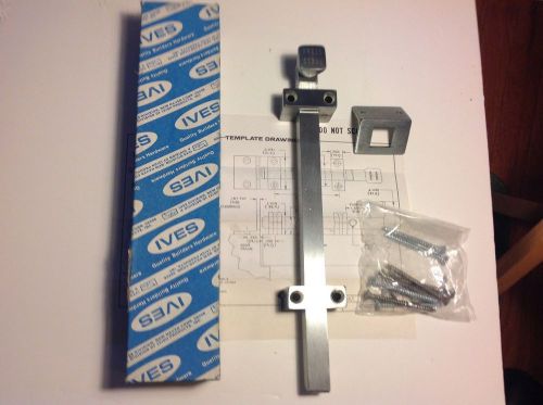 Ives  3/ 4  inch Square Security Bolt polished Zinc Plated New in box