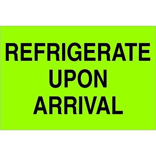 Tape Logic TLDL1327 Climate Labels, &#034; &#034;Refrigerate Upon Arrival&#034;, 2&#034; x 3&#034;,