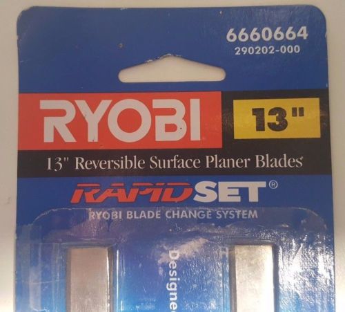 RYOBI Model 6660664 13&#034; Reversible Surface Planer Blades for AP1300, Set of 2