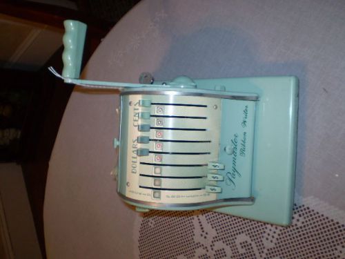 Vintage Mid Century Paymaster Ribbon Writer Series 8000