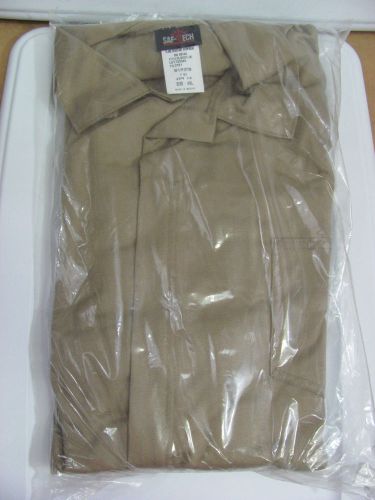 New xxxxl indura frc work industrial men&#039;s khaki coveralls long sleeve 4xl for sale