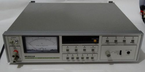 Tested Leader LFM-3616  WOW &amp; FLUTTER Meter with test CD
