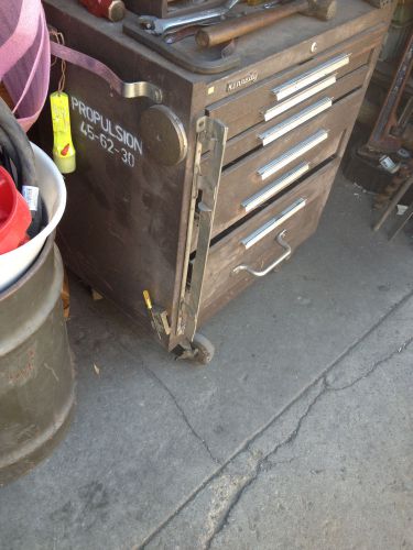 vintage kennedy tool rolling chest box drawers