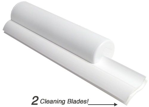 Cleret Dual Bladed Classic Bath Squeegee-All White New In Original Packaging D3