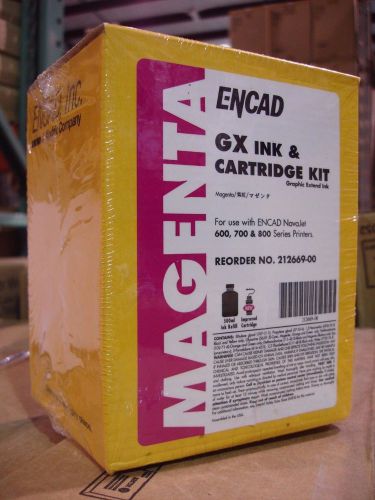 Encad 212669-00 magenta GX ink &amp; catridge kit for Novajet 600, 700 &amp; 800 series