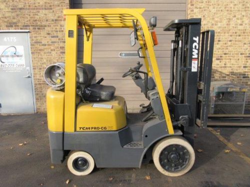 Forklift (24925) 2006 tcm fcg15, 3000 lbas capacity for sale