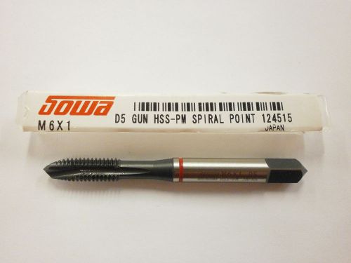 Sowa tool m6 x 1.0 d5 spiral point red ring tap cnc style 48 hrc 124-515 st19 for sale