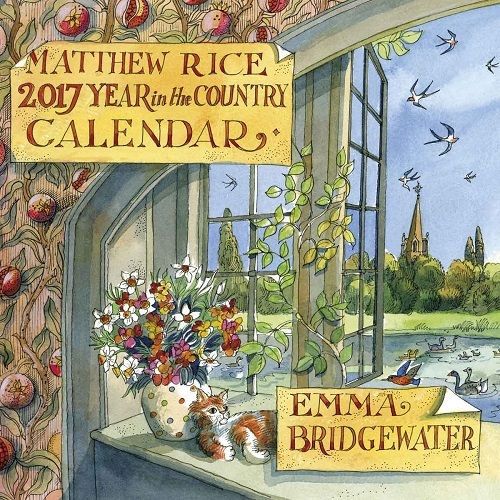 2017 WALL CALENDAR - MATTHEW RICE YEAR IN THE COUNTRY 30 by 30 cms