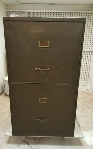 ART METAL CONSTRUCTION CO FILE CABINET METAL MIDCENTURY 2 DRAWER Jamestown NY