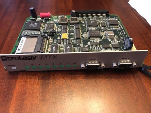 Stratagy IVP8 Voicemail 2 Port System Card SG-IVP8 Rev B