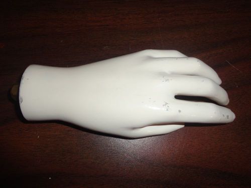 Mannequin Youth Kids Hand Retail Store Display Advertising left 7&#034; long White