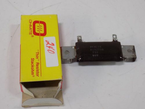 OHMITE 40 WATT RESISTOR  F40J75R NIB