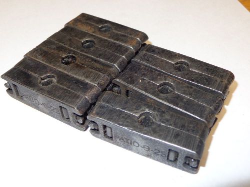 7 Wickersham #1 3-disc cam letterpress printing Quoins, 5/8&#034; square by 2&#034;