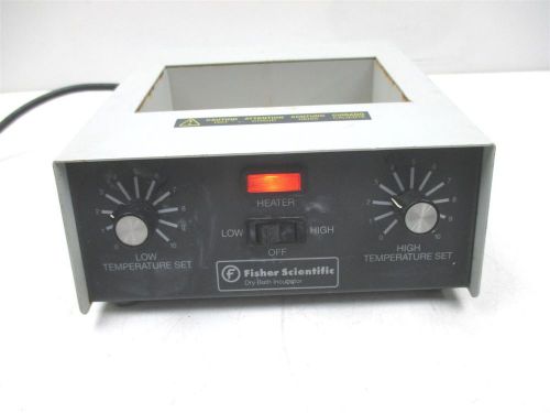 Fisher Scientific Dry Bath Incubator Variable Temperature 11-718-2 Works Fine