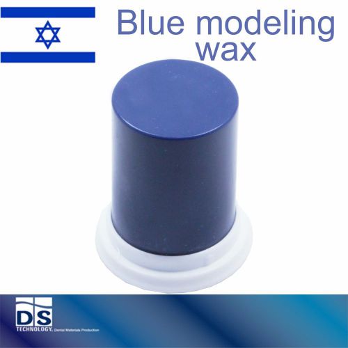 Dental lab top modeling sculpting milling diagnostic non opaque wax blue 45gr for sale