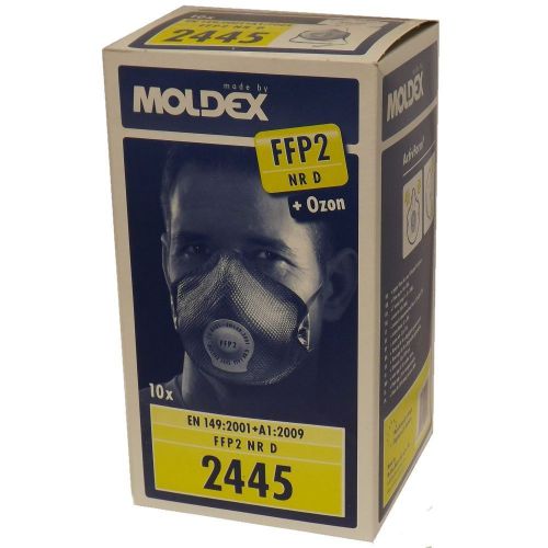 Moldex 2445 Valved FFP2 Masks (Pack 10) Ozone&amp;Welding *Free shipping Worldwide*