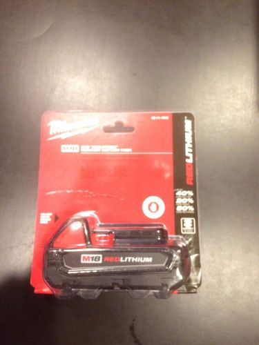 MILWAUKEE GENUINE 48-11-1815,M18 RED Lithium-Ion Battery-NEW SEALED PAK F/SHIP!!