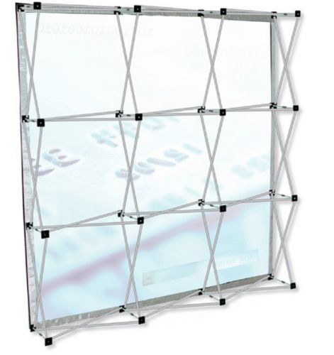 New testrite presto trade show wall 7x7 display pop up booth frame only backdrop for sale