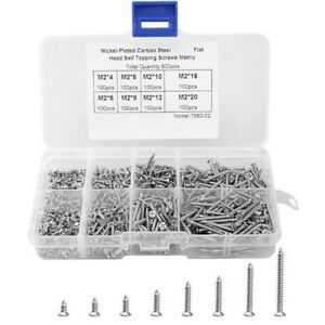 Self Tapping Screw Kit 800Pcs Stainless Steel With Box Kit Accessories Hot