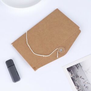 Papers notebook kraft paper pocker business card holder file folder accessor BW