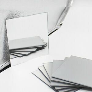 Mirror Acrylic 1.7x100x100mm Plastic Plexiglassplate DIY Small Mirror