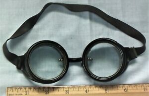 Vintage Welders Goggles , Clear Lenses  Adjustable