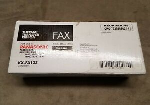 Panasonic KX-FA133 Fax Thermal Transfer Ribbon Black OEM FACTORY SEALED