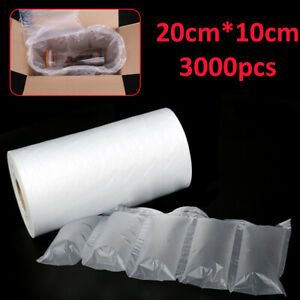 3000Pcs Air Pillow Packaging Bag Cushion Bubble Film Roll fit Air Easi Machine