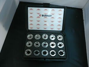 LOT 15 Burndy PAT750 crimper crimping U crimp Stainless Steel die set