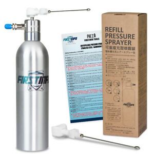 FIRSTINFO Aluminum Can Refillable Pressure Sprayer with 1 pcs Extra Nozzle -US