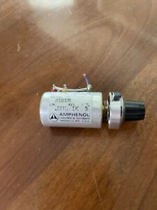 Amphenol 2101B Potentiometer with Control Dial