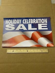 Holiday Celebration Sale Vinyl Sign-15.5&#034; W x 10&#034; H
