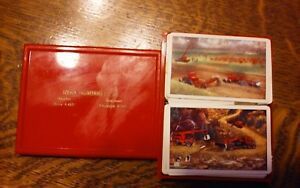 Vint Playing Cards 2 Decks W/ Old Earthmovers Boehck Engineering Houston Texas