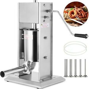Embutidora Manual De Salchichas Para Llenado De Carne Con 5 Tubos De Relleno