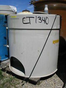 Used Cylindrical Tank - 100 Gallon Plastic Resin Round Tank-Tanks-Cylindrical