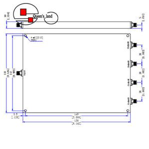 1NEW PD-0.1/2-4S 0.1-2GHz 30W SMA RF Microwave 4-Way Power Divider Splitter