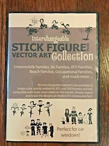 Interchangeable Stick Figure Vector Art Collection