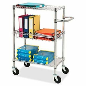 Lorell LLR84858 3-Tier Rolling Cart