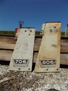 IH International Harvester 706 806 Tractor Panels Vintage Advertising Sign