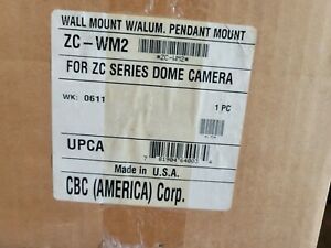 GANZ CBC (AMERICA) CORP MODEL ZC-WM2  ZC SERIES DOME CAMERA WALL PENDANT MOUNT