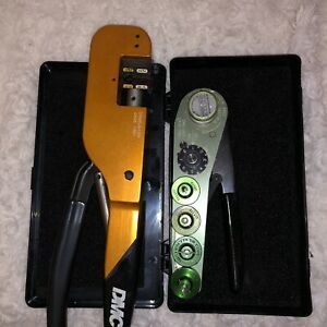 Lot (2) Daniels mfg DMC crimp tools HX4 MH860 crimpers M22520/5-01 M22520/7-01