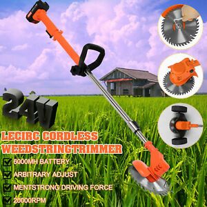 24V Line Trim-mer Whipper Snipper Electric Cordless Garden Tool Li-Ion NEW USA