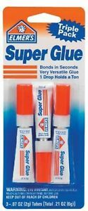 Elmer&#039;s Mini Super Glue 3 ea (Pack of 4)