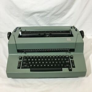 Vintage IBM Selectric II Typewriter Green Self Correction - Parts Or Repair