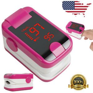 US LED Display Finger Pulse Oximeter Blood Oxygen SpO2 Monitor PR Saturation FDA