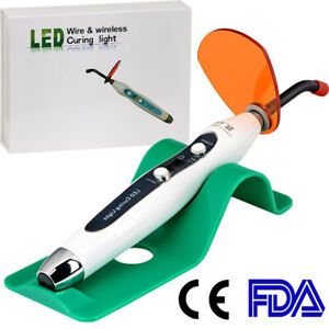 5W 1800mW LED Curing Light Dental Wired &amp; Wireless Cordless Dentist Cure Lamp