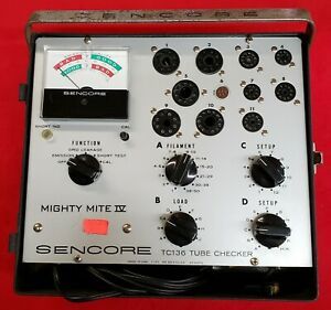 Sencore Mighty Mite IV - TC136 - Tube Checker Tester - Made in USA - Ships Free