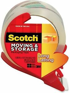 Scotch Moving - Storage Tape, Long Lasting 1.88 in x 38.20 yd 1 ea