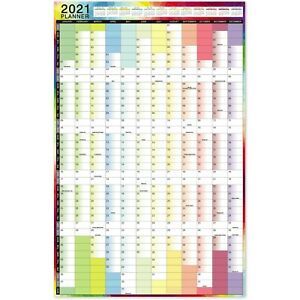 2021 Yearly Wall Calendar - 2021 Yearly Wall Calendar with Thick Paper, Janua...