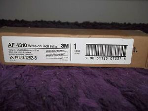 New 3M AF4310 Write-On Roll Film 3M 78-9020-1282-8 For Overhead Projector 50 ft.
